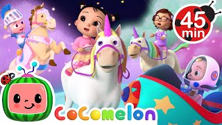 Kids Play Pretend Songs ✨ Magical Pony Ride  Unicorn Song ✨ MORE CoComelon Nursery Rhymes amp Songs [upl. by Feliza]