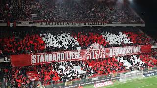 RSCL  Charleroi 16122023 Tifo Ultras Inferno  125 ans Standard Liège 1 [upl. by Fording]