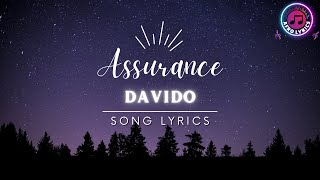 Davido  Assurance Official Lyrics Video  Afro Lyrics [upl. by Belicia47]