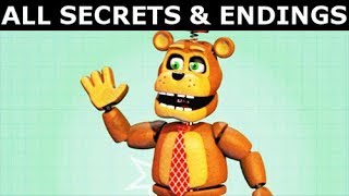 FNAF 6  All Secrets Easter Eggs amp All Endings Freddy Fazbears Pizzeria Simulator [upl. by Anil]