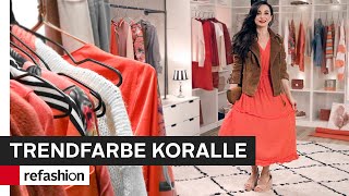 How to style Trendfarbe Koralle im Fashion amp Livingbereich  refashion  OTTO [upl. by Coshow]