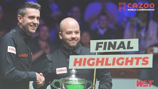 Mark Selby vs Luca Brecel  Final Highlights  2023 Cazoo World Championship [upl. by Zenia]