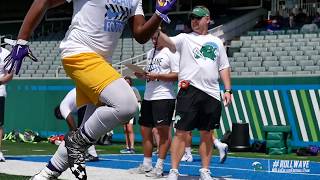 2017 Tulane Football Camp ft LSU Football [upl. by Hey]