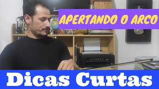 Dicas Curtas 5  Como Apertar o Arco do Violino [upl. by Otrebla]