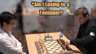 16 Year Old Teenager DESTROYED Magnus Carlsen [upl. by Geirk593]