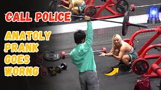 Elite Powerlifter Anatoly Surprised Gym Goers In Gym Pranks 💪😂 [upl. by Idette]