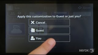 Xerox VersaLink Quick Tip Personalizing Your Home Screen [upl. by Ardnassac]