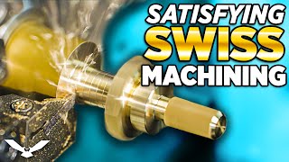 5 Minutes of the MOST Satisfying Swiss Machining [upl. by Sidhu]