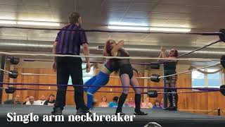 Allie Allbright Top 10 Wrestling moves [upl. by Georgette]