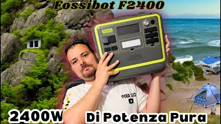 FOSSIBOT F2400  2kwh lifepo4 e 48kwmax AC il più compatto e leggero [upl. by Atisusej671]