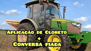 35 Minutos jogando cloreto na soja e conversa fora [upl. by Natiha]