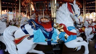 King Arthur Carrousel Full Ride HD POV  Disneyland Resort CA [upl. by Black]