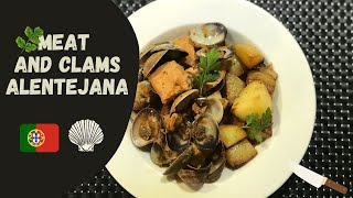 You want to make a delicious Portuguese meal Meat and Shells Alentejana – Very easy recipe [upl. by Matthiew]