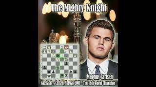 The Mighty Knight  Glenn Gaasland vs Magnus Carlsen Norway 2021 [upl. by Drannek]