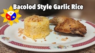 BACOLOD GARLIC RICE I The Perfect Side Dish for Chicken Inasal I Cooking with Grace [upl. by Klockau827]