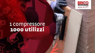 1 Compressore  1000 utilizzi  Bricocenter [upl. by Yma]