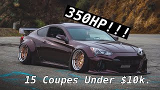 TOP 15 BEST COUPES FOR LESS THAN 10000 [upl. by Griffith]