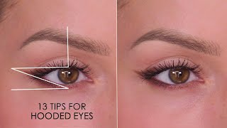 HOODED EYES MAKEUP TIPS FOR BEGINNERS  Shonagh Scott [upl. by Sucramat611]