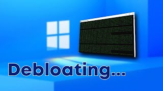 Lets Debloat the LEAKED Windows 11 but with a Windows 10 Debloater  IT WORKS [upl. by Yenhpad]