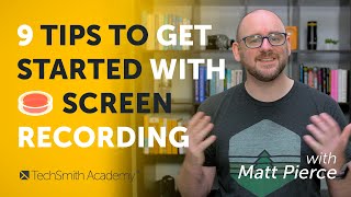 9 Tips for Content Creators Who are New to Screen Recording [upl. by Freeborn]