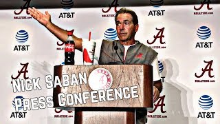 Nick Saban Press Conference [upl. by Larrad]