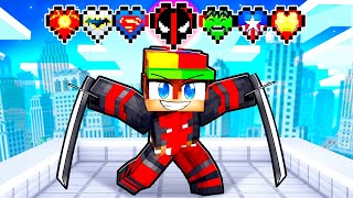 Johnny Has SUPERHERO HEARTS In Minecraft [upl. by Ardnnek]