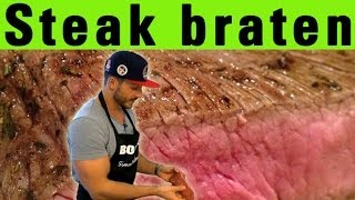 Das perfekte Steak  Steak richtig braten auch für Menschen die nicht kochen können [upl. by Assilat]