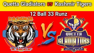 12 ball 33 runz  Pukhtoon Fighter and Quetta Gladiators  Palosi Super League 9  PSL 9 2024 [upl. by Taryne521]