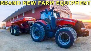 BRAND NEW EQUIPMENT ON THE FARM [upl. by Leasim]