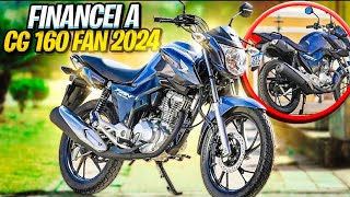 FINANCIEI A CG 160 FAN 2024 SEM ENTRADA💰 [upl. by Jeane964]