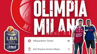 LBA ANALISI PALLACANESTRO TRIESTE  EA7 MILANO insieme ad ALEX CORBETTA [upl. by Eselehs]