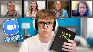 Reading The BIBLE In ATHEIST Zoom Class [upl. by Sugar]