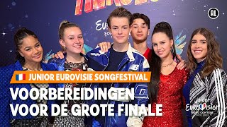 EERSTE REPETITIE VAN SEP amp JASMIJN 🎤🇫🇷  JUNIOR EUROVISIE SONGFESTIVAL 🇳🇱 [upl. by Llewxam]