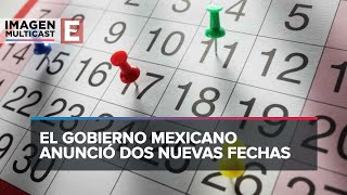 Así es el calendario de días festivos oficiales en México 2024 [upl. by Aoht]