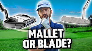 WHICH PUTTER SHOULD YOU PLAY Blade or Mallet [upl. by Maiga]