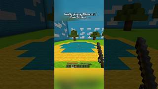 Minecraft Free Edition minecraft minecraftshorts [upl. by Metah]