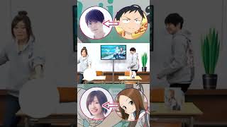 Yuki Kaji and Rie Takahashi FUNNY MOMENTS 2  TAKAGI and NISHIKATA in REAL LIFE Shorts [upl. by Bride]