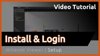 Wisenet Viewer Install and Login MAC OS [upl. by Analrahc336]