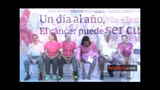 Marchan en Culiacán por el Día Mundial contra el cáncer de mama [upl. by Terej]