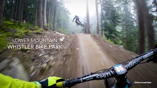 Mountain Biking the lower Whistler Bike Park [upl. by Htebaras389]