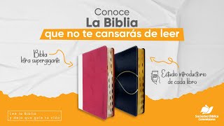 LA BIBLIA QUE NO TE CANSARÁS DE LEER  EDICIÓN LETRA SÚPER GIGANTE VERSIÓN RVR60 [upl. by Parsifal279]