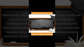 improve your prononciation skills improve your english speaking youtubeshorts smartcontent [upl. by Borrell]