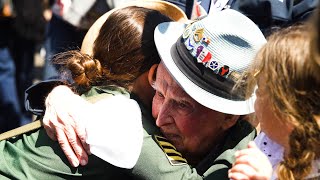 79e anniversaire du Débarquement  le retour des vétérans en Normandie [upl. by Alexis]