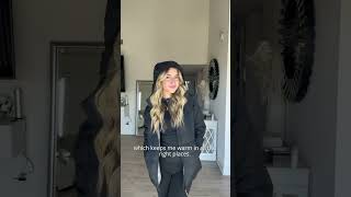 claiiresuarez does an unboxing and tryon of our MAX Heated Down Jacket 🙌🐕📦 [upl. by Whiffen]