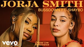 Jorja Smith  Bussdown ft Shaybo Live  Vevo Official Live Performance [upl. by Walther]