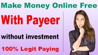 Earn money online With Payeer no investment needed [upl. by Nuawaj789]