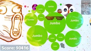 Agario 90K Score  SOLO AGARIO GAMEPLAY [upl. by Auberon572]