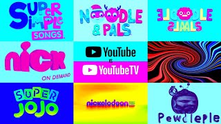 Best logo compilation Super simple song Noodles and Palls YouTube Tv Netflix Film Effects [upl. by Ramad]