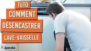 Comment désencastrer un lave vaisselle [upl. by Millda985]