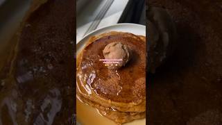 Pumpkin pancakes 💕 pancakes gilmoregirls fallrecipes fall cooking breakfast cozy [upl. by Enelie312]